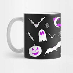 Spooky Halloween Set in White Mug